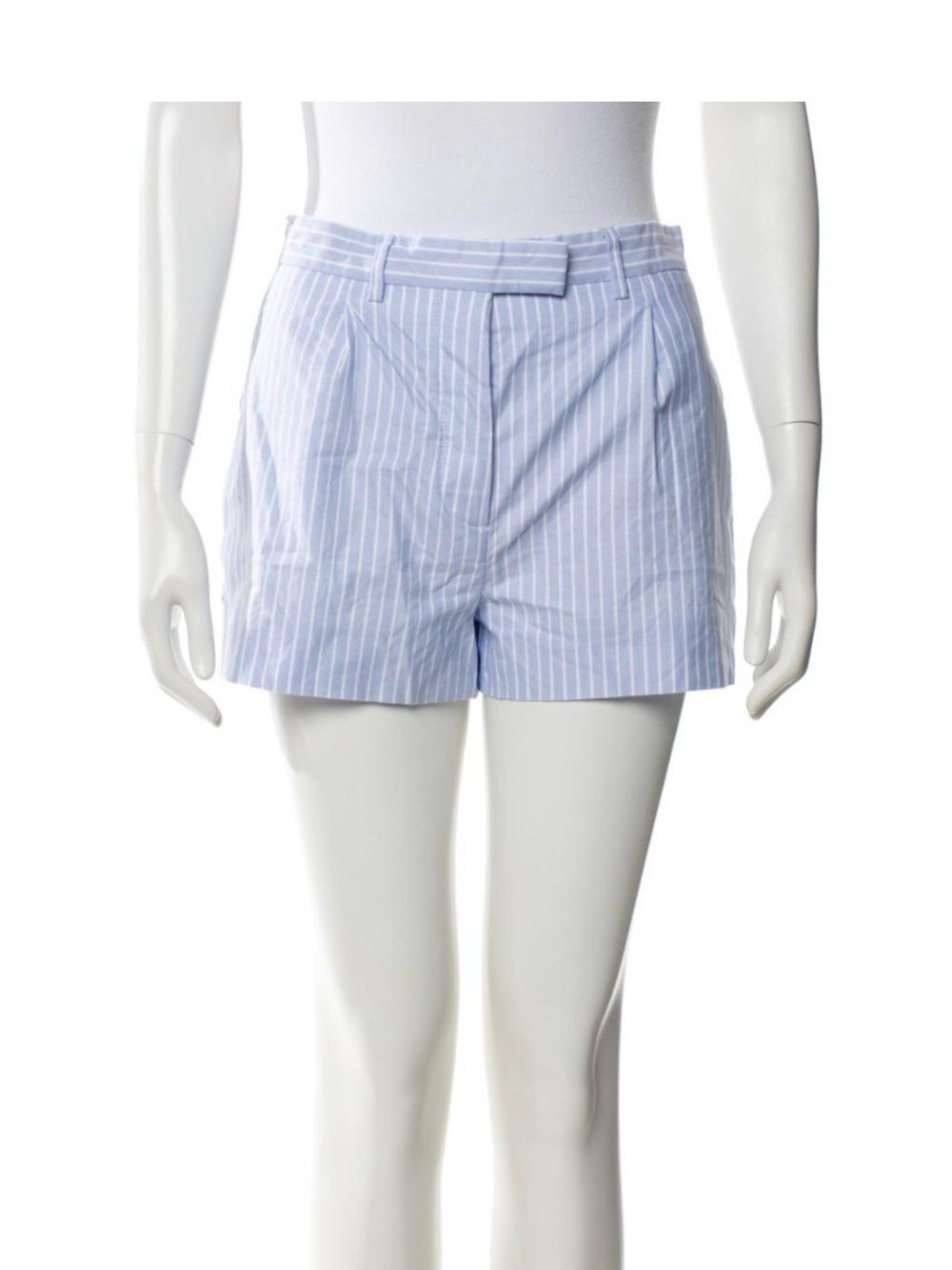 Prada Pinstripe Shorts